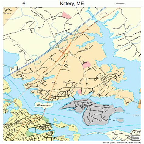 Kittery Maine Street Map 2337235
