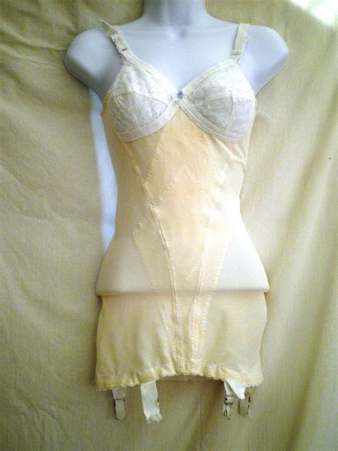 1950s Vintage Foundation Garment Girdle All In One Merry