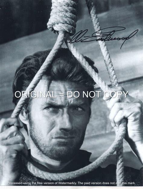 Clint Eastwood Good Bad Ugly Movie Hand Signed Autographed Photo With Coa Ebay