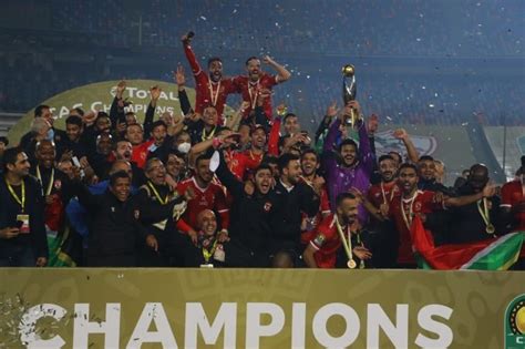 Bayern munich take to the podium to receive their winners medals. CAF Super Cup between Ahly-RS Berkane to be played in ...