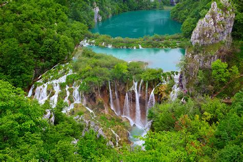 Croatia Plitvice Lakes National Park Nature Mountain