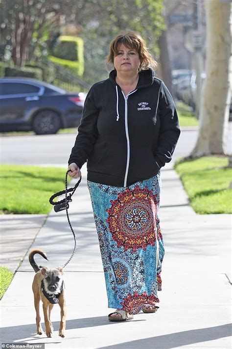 Baywatch Star Yasmine Bleeth 51 Takes Dog For A Walk In La Two