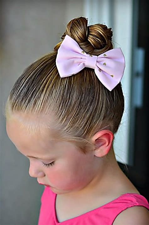 Ballet Bun Hairstyles for Little Girls | Bun hairstyles, Hair styles