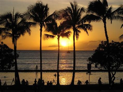 Sunset Picture Of Aston Waikiki Beach Hotel Honolulu Tripadvisor