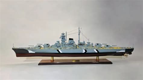 Bismarck 1250 Pre Built Scale Battleship Model Ready Made 100cm £549