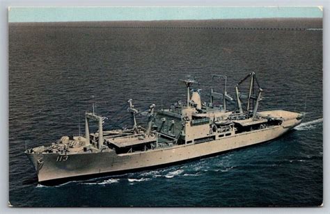 Uss Charleston Lka 113 Amphibious Cargo Ship Navy Military Ship 1970s