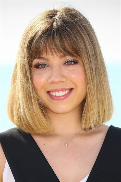 Mccurdy gained interest in acting after she watched the actor harrison ford in 1977 film star wars episode iv: Jennette McCurdy Short Hair With Bangs Bob Pattern