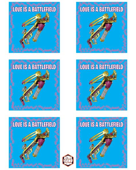 Free shipping on orders $79+! Free Printable Fortnite Valentines Card | Mandy's Party Printables