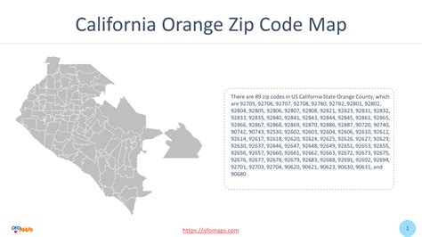 Orange County California Zip Code Map Ofo Maps