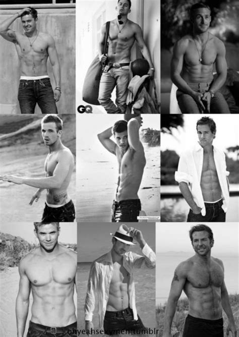 9 Sexiest Men Shirtless Zac Efron Channing Tatum Ryan Gosling Cam