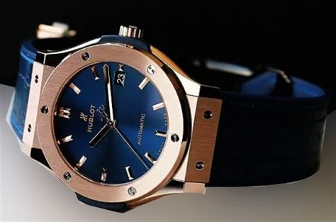 New hublot men's watches to buy online at discount prices. Hublot RCW-049 Classic Fusion Gold Blue Men's Wrist Watch ...