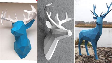 Decorative Accessories Sculptures Home And Kitchen Gfit Origami 3d