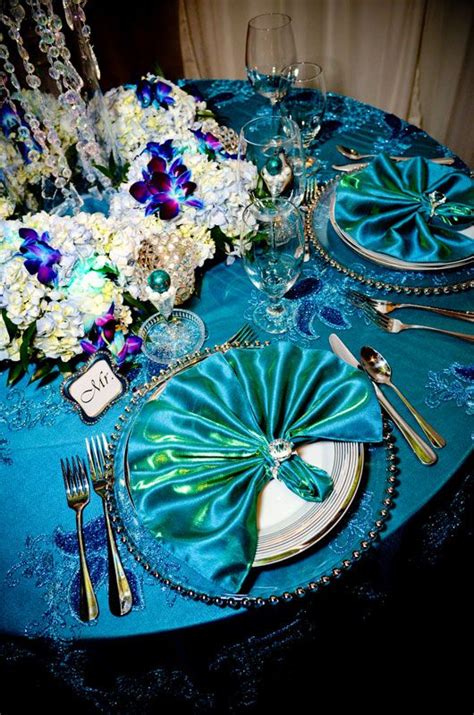 Teal Blue Wedding Decorations