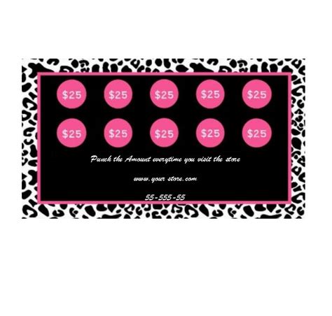 Free Printable Punch Card Template Of 30 Printable Pu