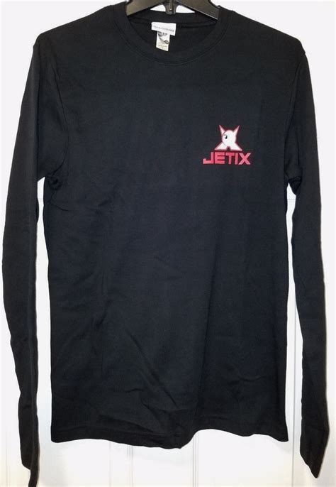 Id853 Adult Small Tm And Disney Jetix Black Ls T Shirt Nwot In Original Bag Ebay