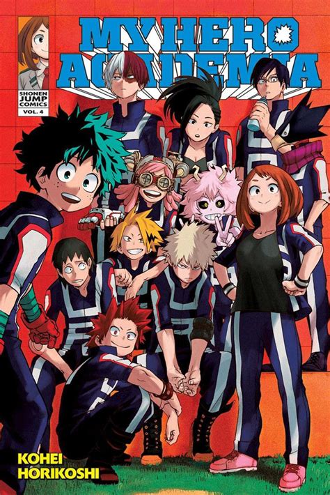 My Hero Academia Manga Volume 4 Manga Covers Anime Anime Cover Photo