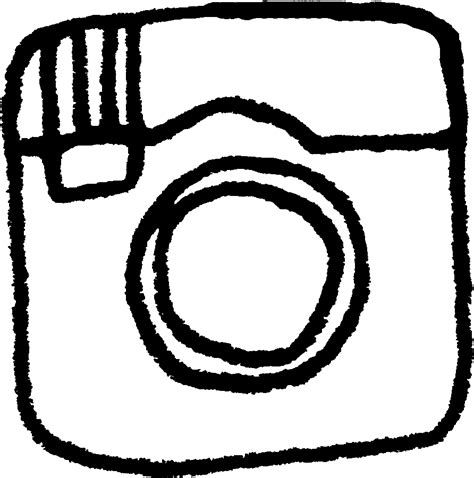 Instagram Logo Drawing Explore Collection Coloring Home