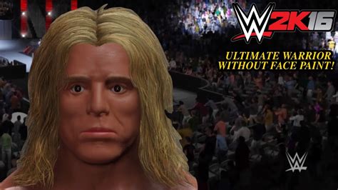 Wwe 2k16 Ultimate Warrior Without Face Paint Ps4 Superstar Studio