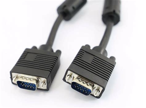 1m Vga Monitor Cable Male To Male Connection Connect Laptop Pc To Tv
