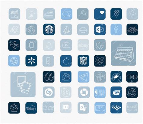 Each icon is custom designed and unique to get the desired clean look & feel. IOS 14 APP ICONS 127 ios14 Blue Aesthetic Navy Blue App | Etsy