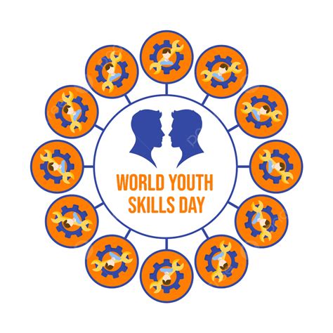 Youth Day Clipart Vector World Youth Skills Day Youth Skills World