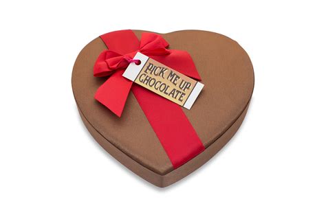 Chocolate Heart Box 13 Pc Pick Me Up Chocolate