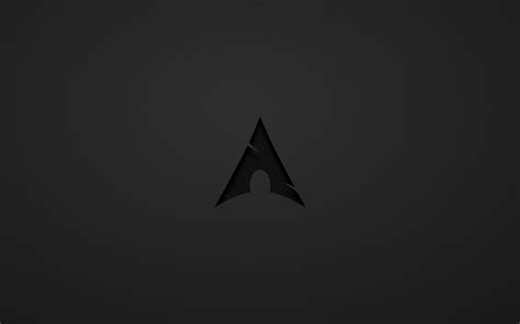Triangle Arch Linux Gray Minimalism Hd Wallpaper Rare Gallery
