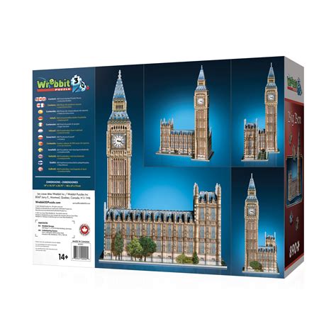 があっても 送料無料 Wrebbit 3d Big Ben 890 Piece 3d Jigsaw Puzzle 天海外通販