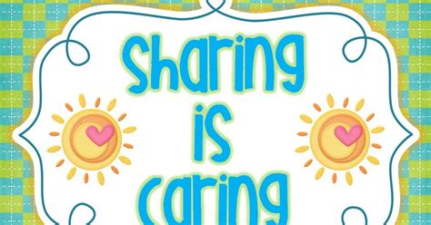 Sharing Is Caring Giveaway Fluttering Through First Grade