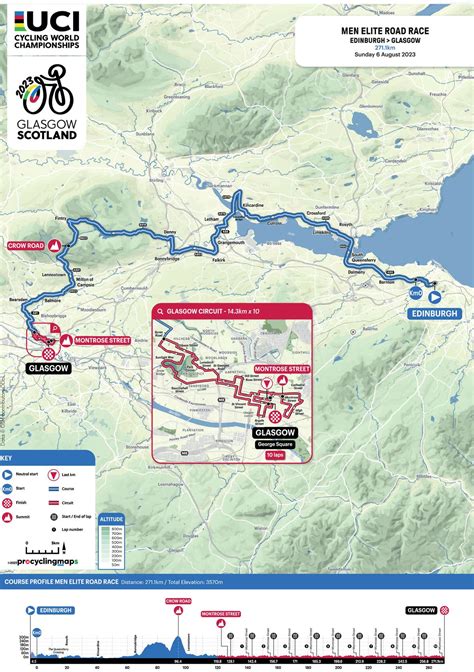 Uci Releases Maps Profiles For 2023 World Championships In Glasgow