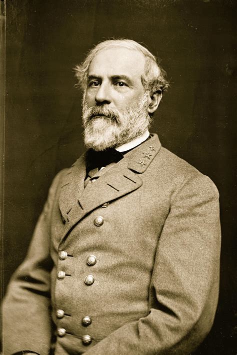 Portrait Of General Robert E Lee Csa Painting By