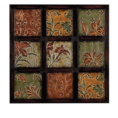 Which brand has the largest assortment of garden decor at the home depot? Home Decorators Collection 32 in. Multi-Colored Metal Wall ...