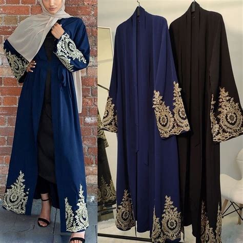abaya cardigan kimono pour femmes robe hijab musulmane caftan turc arabie saoudite robes