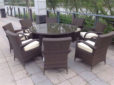 Fantastic range of garden dining sets suitable for dining all year round. Paradise 8 Seater Round Brown Rattan Garden Furniture ...