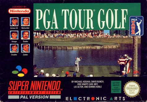 Pga Tour Golf 1992 Snes Box Cover Art Mobygames