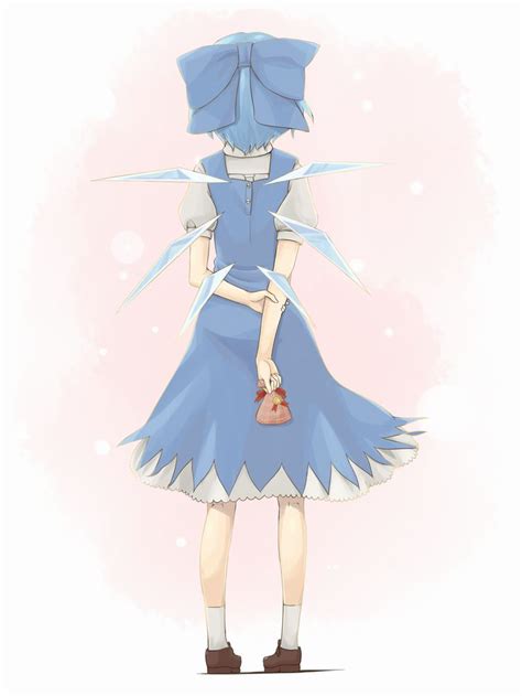 Cirno From Behind Touhou Project Miku Vocaloid Touhou Anime Group