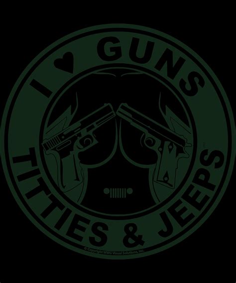 I Love Guns Titties And Jeeps Decal Sticker Etsy