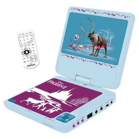 Lexibook Dvdp6fz Disney Frozen│7 Inch Rotating Screen Ii Portable Dvd