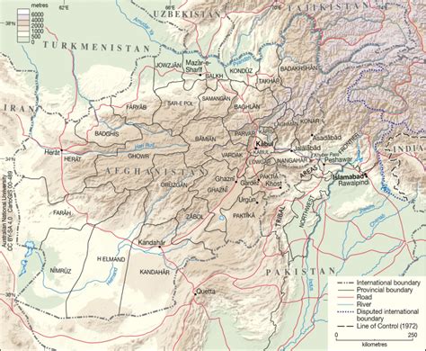 Afghanistan Cartogis Services Maps Online Anu