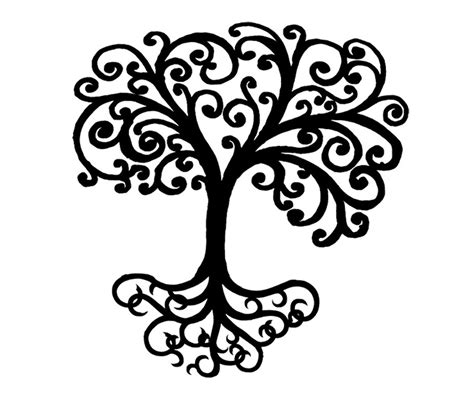 Tree Of Life Clip Art Black And White