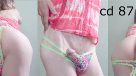 Heteroflexible K Crossdressing Slender Fit Older Hung Twunk Transvestite G String Panties