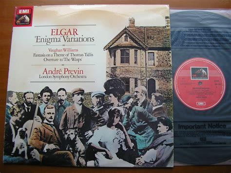 Elgar Enigma Variations Vaughan Williams Tallis Fantasia The Was