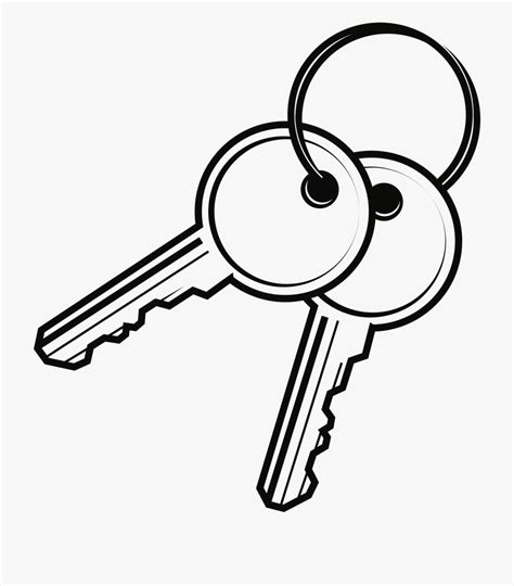 Black And White Key Clipart 10 Free Cliparts Download Images On