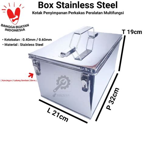 Jual Box Besi Stainless Kotak Besi Kotak Penyimpanan Multifungsi