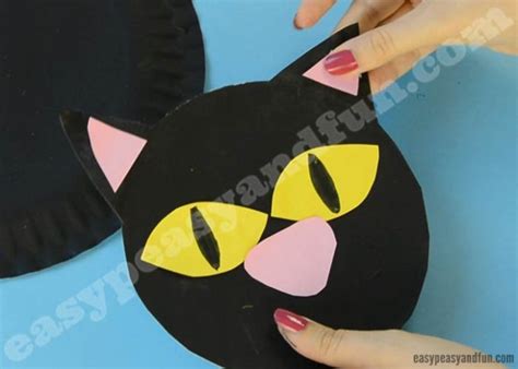 Black Cat Paper Plate Craft Easy Peasy And Fun