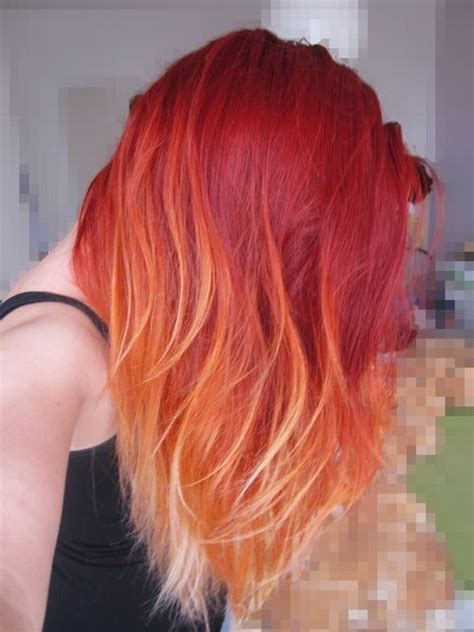 18 Striking Red Ombre Hair Ideas Popular Haircuts