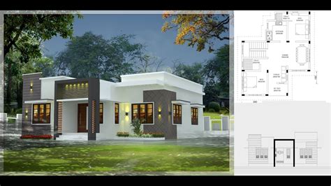 800 Sq Ft 2bhk Fusion Style Single Storey House And Free Plan Home
