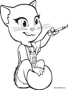 If you consider that your copyright is violated on. Image result for talking tom and angela coloring pages ...