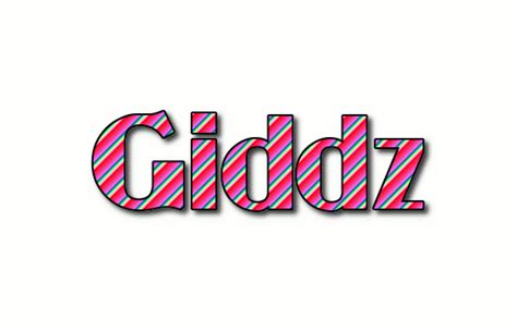Giddz Logo Herramienta De Diseño De Nombres Gratis De Flaming Text