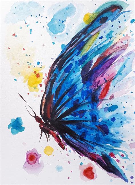 Chloes Butterfly Painting By Abstract Angel Artist Stephen K Fine